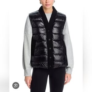 NWT Kenneth Cole Black Puffer Lightweight Vest